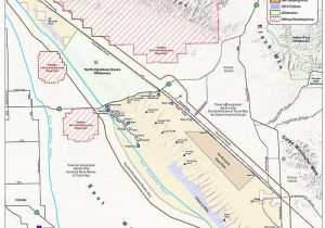 High Desert California Map Imperial Sand Dunes Recreational areas Mammoth Wash Glamis Dunes