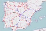 High Speed Rail Map Europe Rail Map Of Spain and Portugal