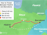 High Speed Rail Spain Map How to Get From Madrid to Barcelona