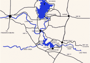 Highland Lakes Texas Map Texas Highland Lakes Map Business Ideas 2013