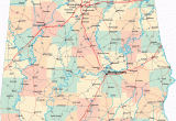 Highway Map Of Alabama Alabama Road Map Printable Map Of Alabama Map with Highways