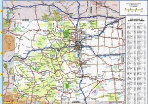 Highway Map Of Colorado Us Counties Visited Map Valid Colorado County Map with Roads Fresh