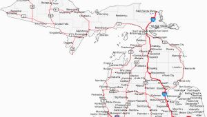 Highway Map Of Michigan Highway Map Of Usa Map Of Michigan Cities Michigan Road Map