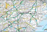Highway Map Of north Carolina north Carolina Road Map