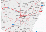 Highway Map Of Ohio Map Of Arkansas Cities Arkansas Road Map