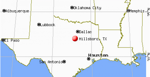 Hillsboro Texas Map Hillsboro Map