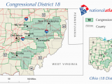 Hiram Ohio Map Ohio S 18th Congressional District Wikipedia