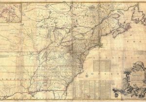 Historic Michigan Maps 1757 Colonial Map Map Of British Colonies north America Old Map