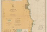 Historical Maps Of Michigan Lake Michigan Port Washington to Waukegan Historical Map 1914