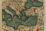 Historical Maps Of Spain Medieval Map All Kingdoms Of the World Catalan atlas 1375 4