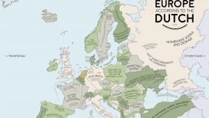 Holland On the Map Of Europe Europe According to the Dutch Europe Map Europe Dutch
