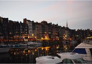 Honfleur France Map Il Porto Al Tramonto Picture Of Le Vieux Bassin Honfleur