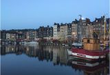 Honfleur France Map Moon Setting and Sunrise One Hour Later Picture Of Le