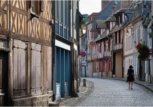 Honfleur France Map Street In Old town Of Honfleur normandy Picture Of