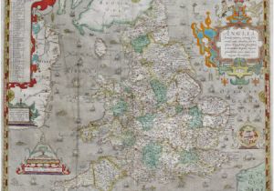 Horsham England Map atlas Of the Counties Of England and Wales Sponsored by T