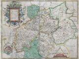 Horsham England Map atlas Of the Counties Of England and Wales Sponsored by T