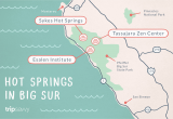 Hot Springs In southern California Map Big Sur Hot Springs top Natural Hot Tubs On the Coast