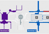 Houston Texas Airport Map Houston Airport Iah Terminal B