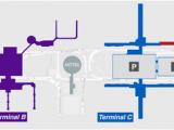 Houston Texas Airport Map Houston Airport Iah Terminal B