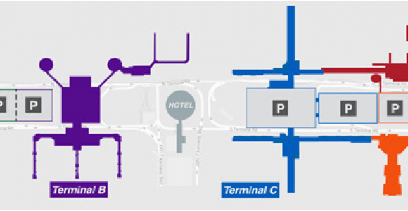 Houston Texas Airport Terminal Map Houston Airport Iah Terminal B