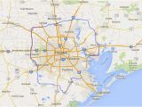 Houston Texas Traffic Map See How Grand Parkway Compares In Size to Other Land formations