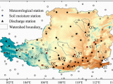 Humidity Map Europe Location Of Study area Meteorological Stations soil