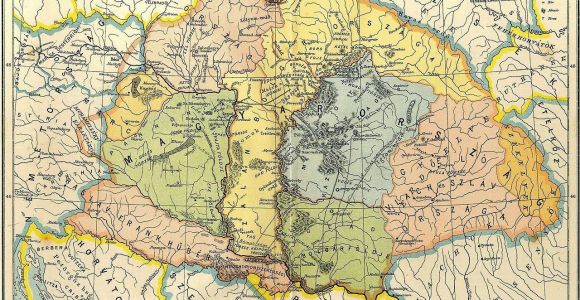 Hungary Map In Europe Map Of Central Europe In the 9th Century before Arrival Of