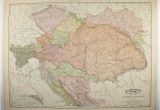 Hungary On A Map Of Europe Austria Map Hungary 1896 Large Map Transylvania Map Bosnia