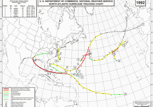 Hurricane Frances Tracking Map 1992 atlantic Hurricane Season Simple English Wikipedia