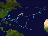 Hurricane Frances Tracking Map 1992 atlantic Hurricane Season Wikipedia