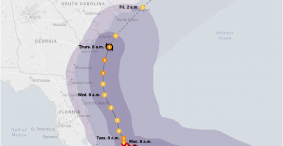 Hurricane Frances Tracking Map Hurricane Dorian Updates Category 3 Storm Rakes the