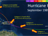 Hurricane Frances Tracking Map Hurricane Hugo