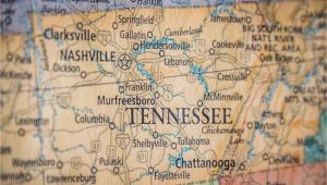 Hurricane Mills Tennessee Map Old Historical City County and State Maps Of Tennessee