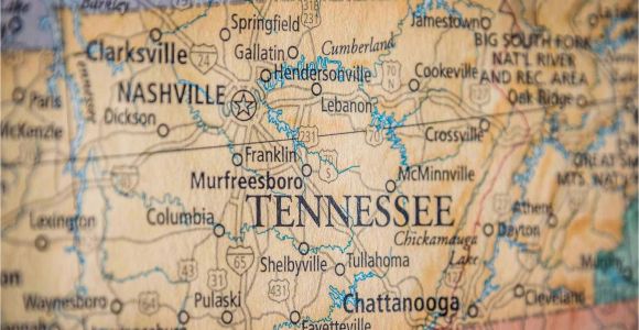 Hurricane Mills Tennessee Map Old Historical City County and State Maps Of Tennessee