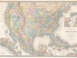 Hutchins Texas Map 1875 Carte Generale Des Etats Unis Et Du Mexique Comprenant L