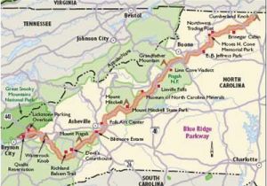 I 95 Map north Carolina north Carolina Scenic Drives Blue Ridge Parkway asheville Here I