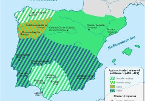 Iberia Spain Map Iberia 409 429 History Stuff Spain History Map Of Spain Roman