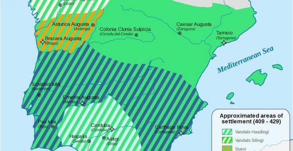 Iberia Spain Map Iberia 409 429 History Stuff Spain History Map Of Spain Roman