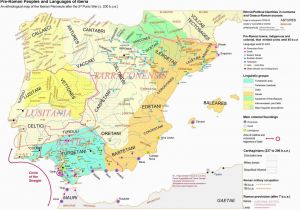 Iberia Spain Map Pre Roman Peoples and Languages Of Iberia Ca 200 Bce the