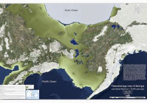 Ice Age Map Of Europe Humans Crossed the Bering Land Bridge to People the Americas