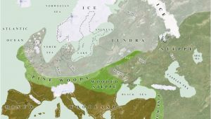 Ice Age Map Of Europe Ice Age Europe Mapporn