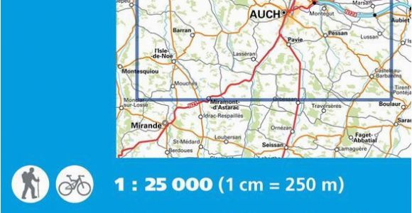 Ign Maps Of France Ign 1843 Auch Barran Frankreich Wanderkarte 1 25 000