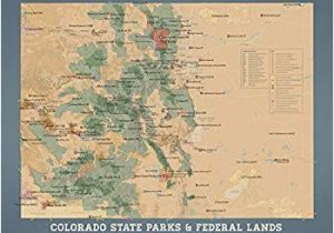 Ignacio Colorado Map Amazon Com Best Maps Ever Colorado State Parks Federal Lands Map