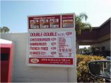 In N Out California Map Menu Board Prices as Of April 2015 Picture Of In N Out Burger