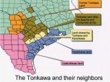 Indian Tribes In Texas Map Karankawa Indians