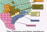 Indian Tribes Of Texas Map Karankawa Indians