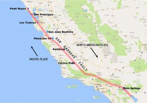 Indian Wells California Map Pictures Of the San andreas Fault In California