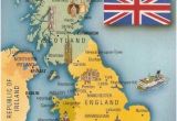 Interactive Map Of England Postcard A La Carte 2 United Kingdom Map Postcards Uk Map Of