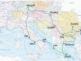 Interactive Rail Map Of Europe Pinterest