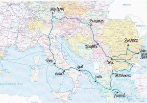 Interactive Rail Map Of Europe Pinterest